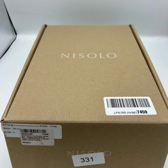 Nisolo Tan Ankle Boots with Elastic Side Panel - Picture 5 of 5